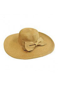 Korean Version Of The Collapsible Sun Beach Summer Straw Bow Hat