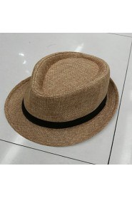 Korean Summer Tide Unisex Hat British Flax Gentleman Jazz Hat