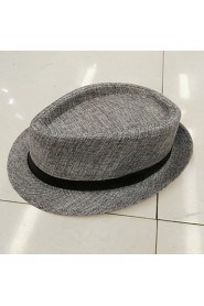 Korean Summer Tide Unisex Hat British Flax Gentleman Jazz Hat