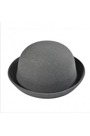 Dome Of Autumn And Winter Cashmere Woolen Hat Crimping Fashion Candy-colored Solid Topper