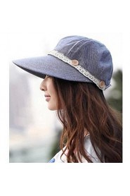 Women Canvas Trapper Hat , Casual Summer