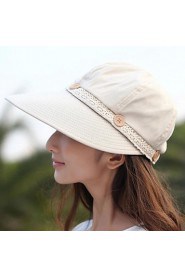 Women Canvas Trapper Hat , Casual Summer