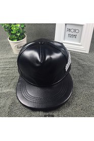 Unisex Leather Stripes Hip-hop Baseball Outdoor Fashion Hat