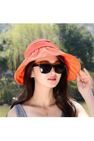 Unisex Casual Summer Empty Top Folding Sun UV Cycling Candy Colors Hat