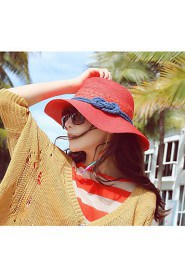 Big Straw Ms. Summer Hand-woven Bohemia Travel Beach hat