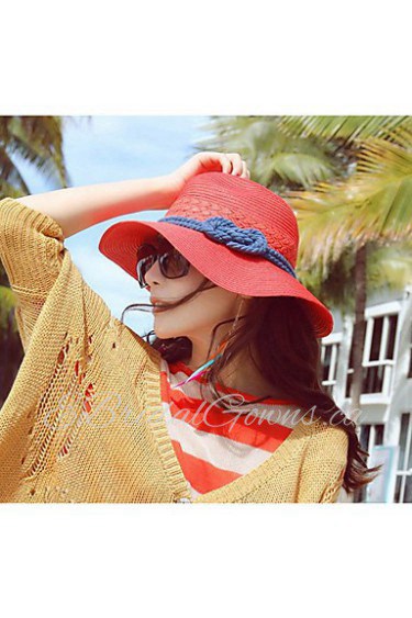 Big Straw Ms. Summer Hand-woven Bohemia Travel Beach hat