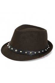 Unisex Male Ms. Rivet Jazz Hat British Retro Woolen Fashion Hat