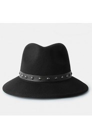 Unisex Male Ms. Rivet Jazz Hat British Retro Woolen Fashion Hat