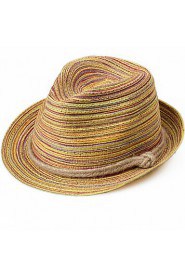 Tails Rainbow Woven Straw Hat Bohemia Female Summer Beach Hat