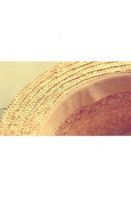 Women Chiffon Straw Hat , Vintage/Cute Summer