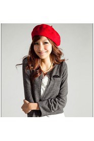 Winter Faux Fur Beret Hat