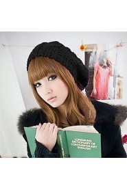 Korean Version Of The Fall And Winter Bud Cannabis Spherical Caps Knitting Wool Beret