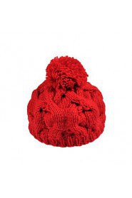 Great Berets Pumpkin Knit Coarse Lines Hat