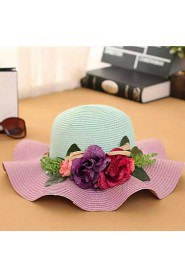 Women Straw Straw Hat,Vintage/ Cute/ Casual Summer