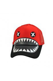 Unisex Wool Casual Baseball Hip-hop Cool Shark Pattern Mesh Cap