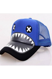 Unisex Wool Casual Baseball Hip-hop Cool Shark Pattern Mesh Cap