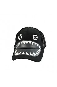 Unisex Wool Casual Baseball Hip-hop Cool Shark Pattern Mesh Cap