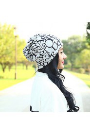 Couple Letters Printed Scarf Hat Multifunction Cotton Casual Fashion Hat