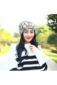 Couple Letters Printed Scarf Hat Multifunction Cotton Casual Fashion Hat