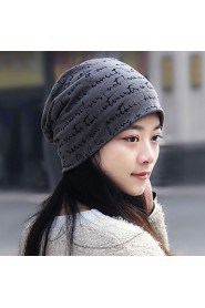 Couple Letters Printed Scarf Hat Multifunction Cotton Casual Fashion Hat