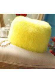 Women Faux Fur Accessory , Belt Not Included Winter Warm Thickening Fur Hat