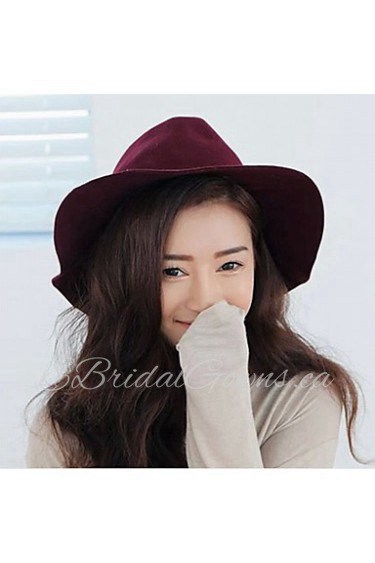 Fashion Women Wool Blend Fedora Hat,Casual Spring/ Fall