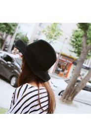 Fashion Women Wool Blend Fedora Hat,Casual Spring/ Fall