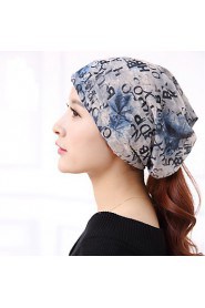 Couple Letters Printed Scarf Hat Multifunction Cotton Casual Fashion Hat