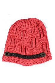 Lovely Warm Autumn And Winter Fashion Crimping Wool Ear Protection Hat