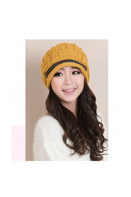 Lovely Warm Autumn And Winter Fashion Crimping Wool Ear Protection Hat