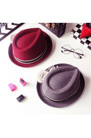 Women Nylon Fedora Hat , Vintage/ Casual Winter