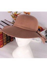 England Bow Wool Blends Floppy Hat