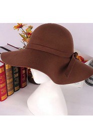 England Bow Wool Blends Floppy Hat