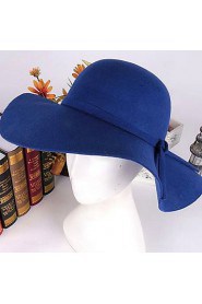 England Bow Wool Blends Floppy Hat