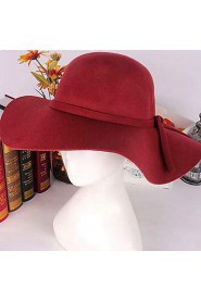 England Bow Wool Blends Floppy Hat