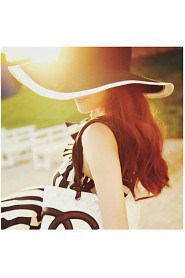 Women Casual Summer Linen/Straw Floppy Sun Hat