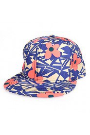 Ms. Spring Flowers Geometric Patterns Printed Fashion Hip-hop Baseball Cap