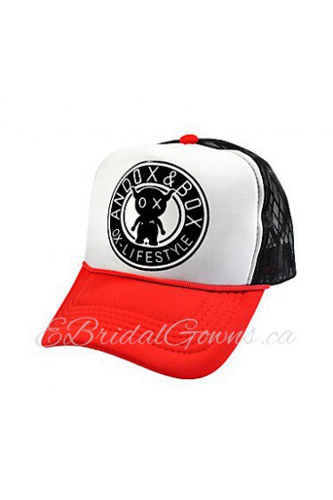 Unisex Cotton Vintage Casual Character Printing Mesh Hip-hop Cap