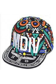 Unisex Cotton Totem Color Stitching Letter Embroidery Baseball Hip-hop Hat