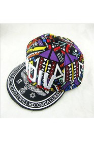 Unisex Cotton Totem Color Stitching Letter Embroidery Baseball Hip-hop Hat