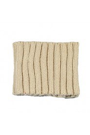 Autumn And Winter Fashion Personality Pure Color Knit Wool Empty Top Hat Yoga Headband