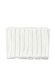 Autumn And Winter Fashion Personality Pure Color Knit Wool Empty Top Hat Yoga Headband