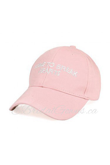 Unisex Casual Outdoor Male Ms Embroidery Letter Baseball Hip-hop Hat