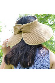 Women Summer Folding Straw Floppy Hat