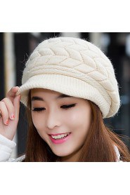 Women Warm Earmuffs Duck Tongue Knitted Cap