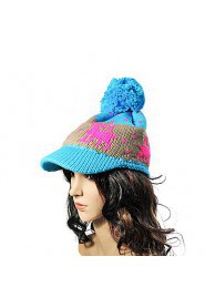 Deer Balls Wool Knitted Hat Baseball Leisure Benn Cap