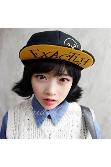 Unisex Vintage Casual Smiley Face Embroidered Baseball Cap