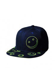 Unisex Vintage Casual Smiley Face Embroidered Baseball Cap