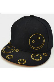 Unisex Vintage Casual Smiley Face Embroidered Baseball Cap