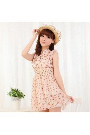 Idyllic Beach Straw Hat Chiffon Flowers